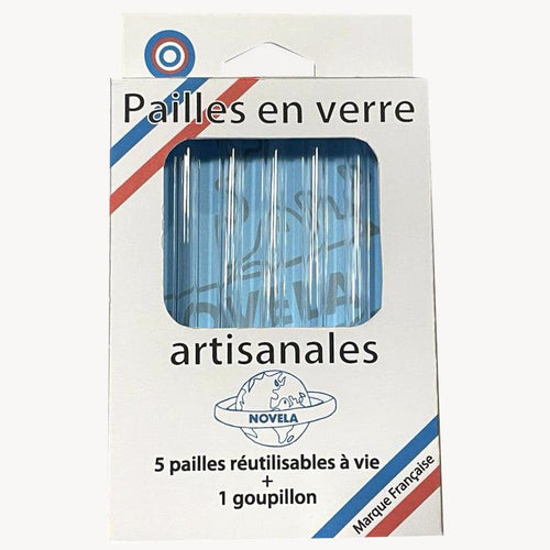 Pailles mini en verre made in France | Novela Global